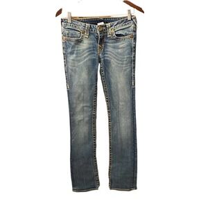True religion bootcut jeans size 28 medium wash low rise